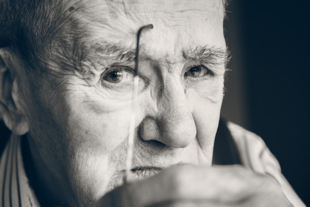 Black and white portrait of a Belgian film actor